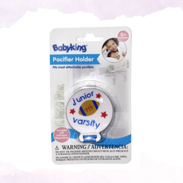 BK pacifier holder varsity