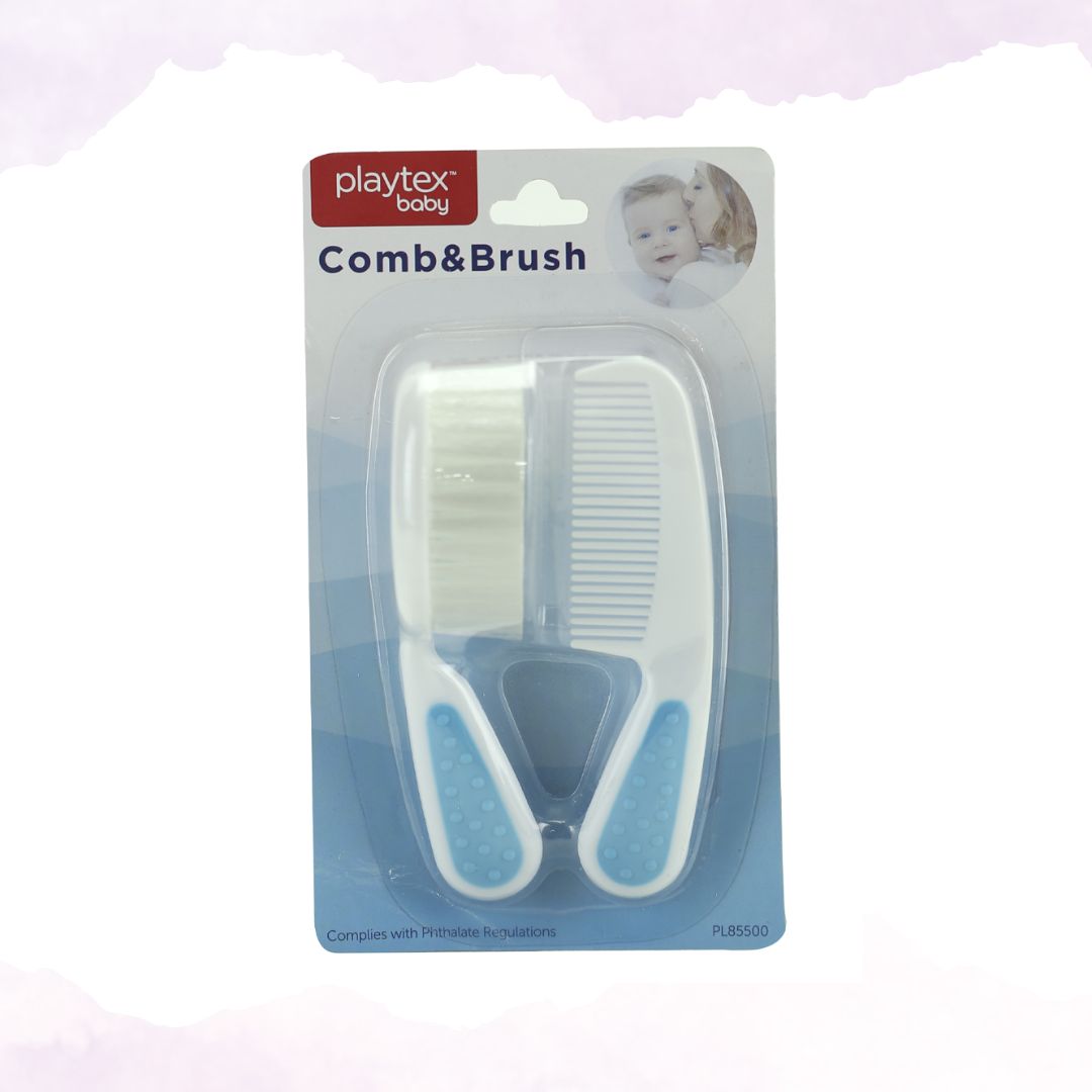 Comb & Brush Set blue