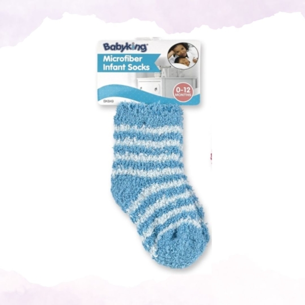 microfiber socks blue