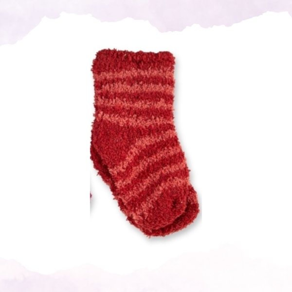 microfiber socks red